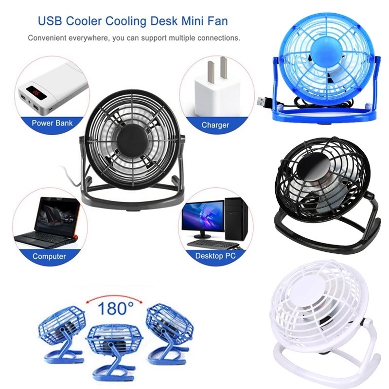 Quạt Làm Mát Mini DC 5V Với 4 Cánh Quạt Siêu Yên Tĩnh Cho Notebook Laptop Máy Tính