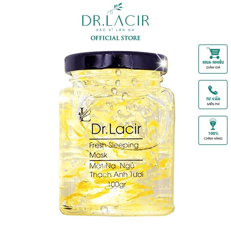 Mặt Nạ Ngủ Thạch Anh tươi Fresh Sleeping Mask  Dr.Lacir