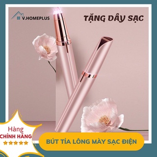 Bút tỉa lông mày tự động, máy tỉa lông mày - lông tơ mặt - ria mép sạc pin tiện lợi