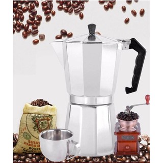 Ấm, bình pha cà phê moka espresso tại nhà - ấm pha coffee kiểu ý - tiện lợi dễ sử dung