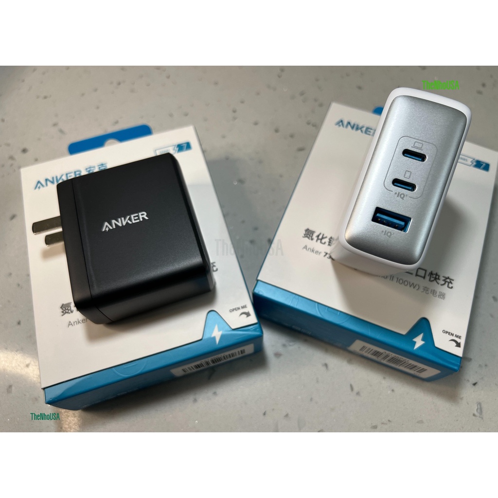 Củ sạc nhanh Anker 736 Nano II - 100W - 3 cổng A2145 - PD/PPS 5A/QC