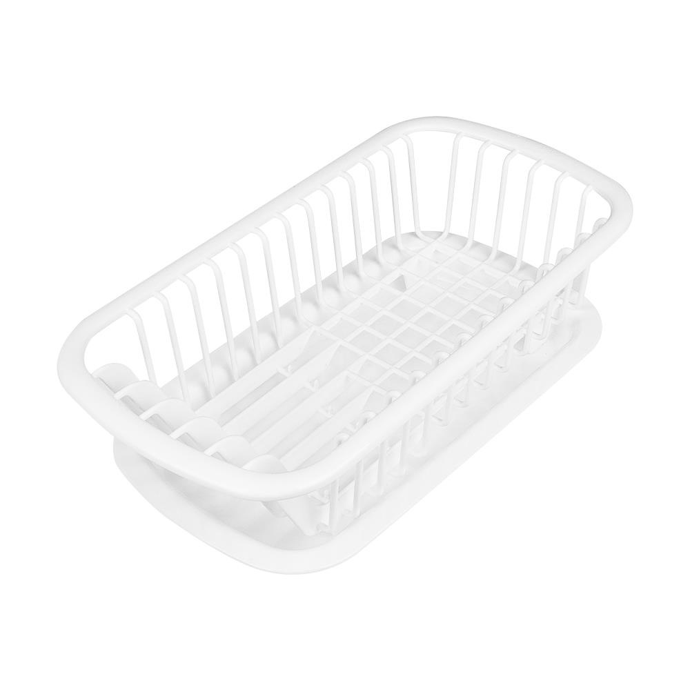 HomeBase JCJ Kệ để chén đĩa bằng nhựa có nắp đậy Thái Lan W45xD23.5xH15.5 Cm Màu Trắng