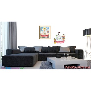 Tranh đính đá quan âm bồ tát 37x51