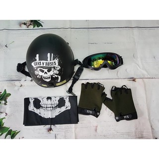 Combo Mũ Kính UV,Khăn Đa Năng,Gang Tay 511( Kính Đen)