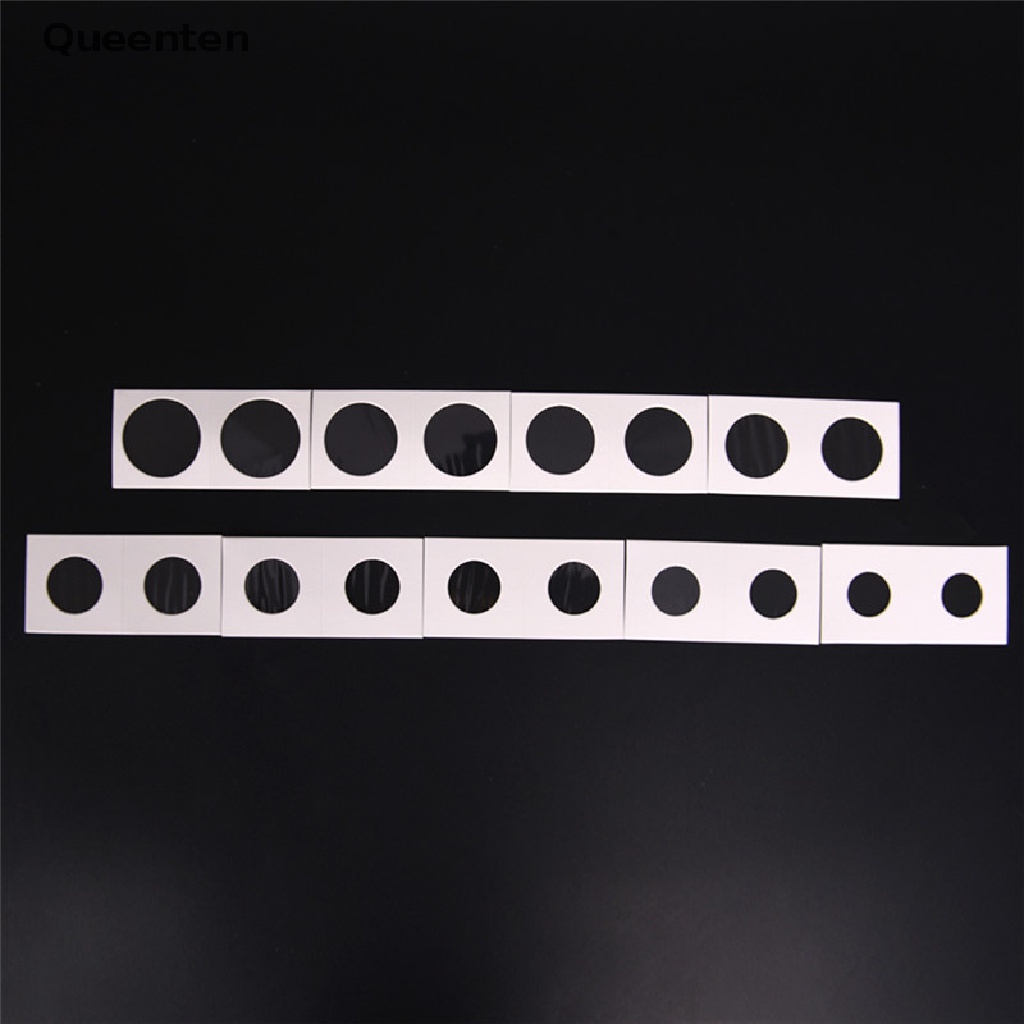 Bộ 50 Hộp Đựng Tiền Xu 2x2 Mylar Màu Trắng Giá Đỡ