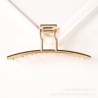 Kẹp tóc kim loại hàn quốc càng cua nữ cỡ lớn 11.5cm thanh lịch hot trend phụ kiện tóc cute đẹp nửa đầu Decorxing KT6