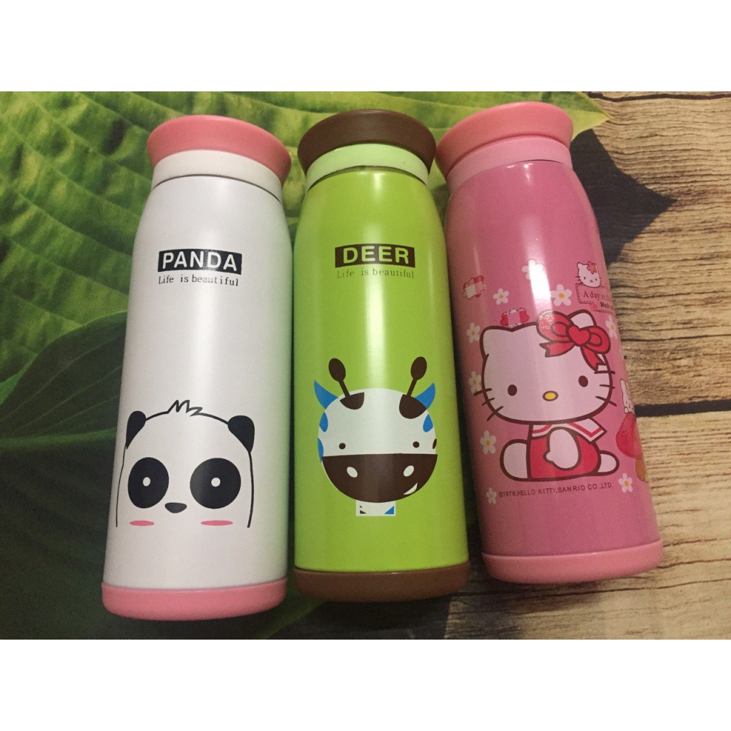 Bình giữ nhiệt inox hình thú cute 360ml-500ml