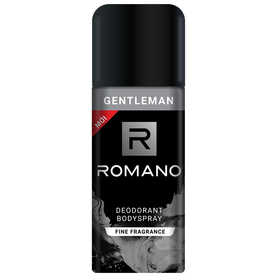 Xịt khử mùi toàn thân Romano Gentleman 150ml