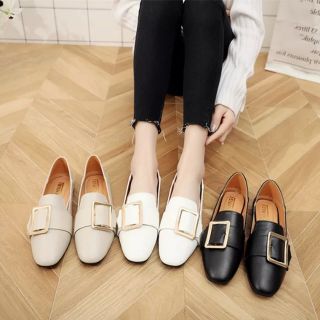 (Sẵn đen 42,be 42)Giày oxford nữ cao cấp full size big size từ 32-43