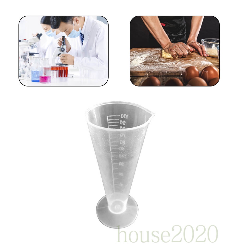 Cốc đo lường gia vị bằng nhựa tiện dụng cho nhà bếp/ phòng thí nghiệm 2020