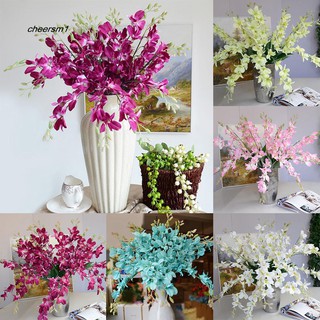 Bó hoa lan nhân tạo trang trí nội thất , tiệc cưới