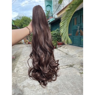 Tóc Giả Ngoạm Kẹp Xoăn Dài