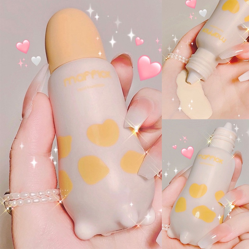 [Hàng mới về] Kem nền dạng lỏng MAFFICK lâu trôi dưỡng ẩm che khuyết điểm giúp làm sáng da