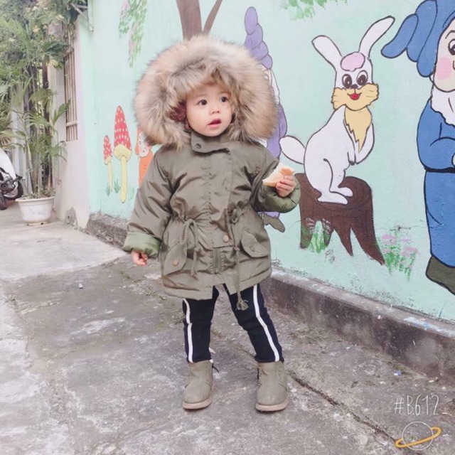 Áo parka cho bé
