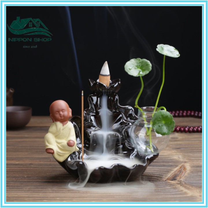 Thác Khói Trầm Hương CHÚ TIỂU NGẮM TRĂNG-thác khói chảy ngược tặng 5 nụ trầm thơm | BigBuy360 - bigbuy360.vn