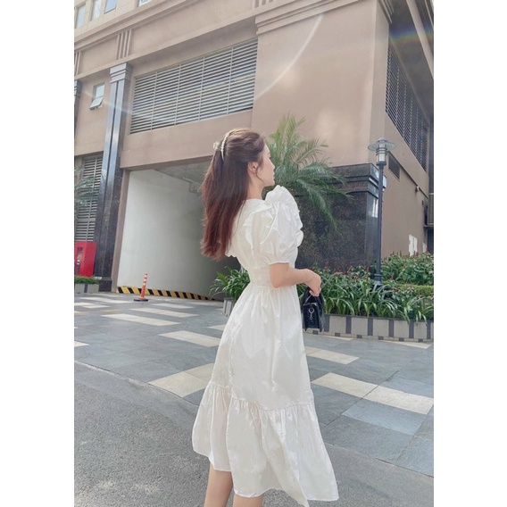 Đầm Bigsize Babydoll Cổ Bèo (Bigsize 55kg Đến 100kg (M/L/XL/XXL)