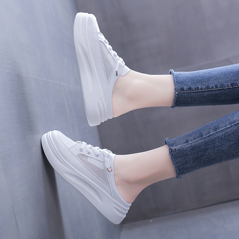 Giày Lười Lưới Thoáng Khí Thiết Kế Mới Đơn Giản Thời Trang Dành Cho Nữ 2022