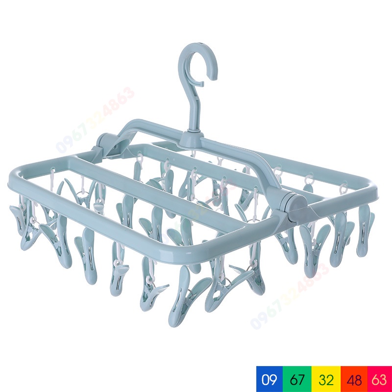 Móc phơi 32 KẸP CAO CẤP cho bé