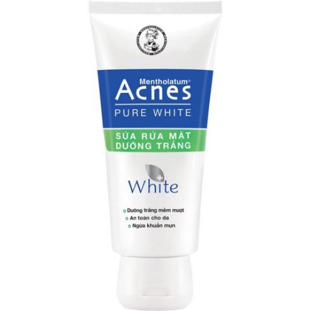 SỮA RỬA MẶT ACNES DƯỠNG TRẮNG DA 100g