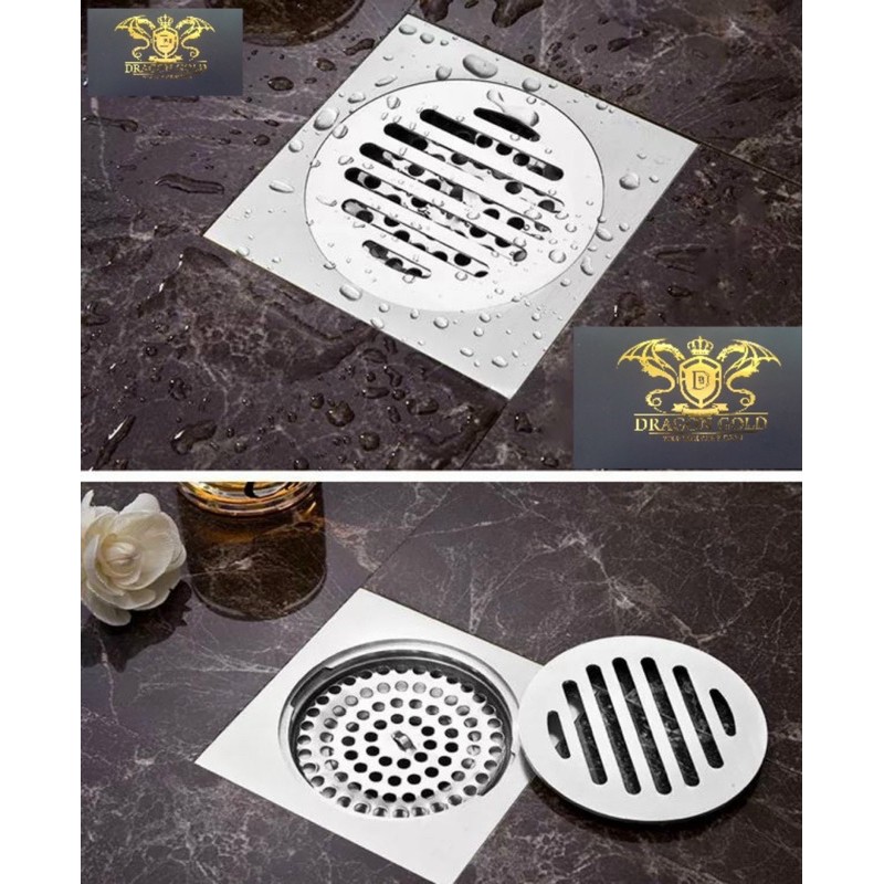 Ga thoát sàn đồng đa năng siêu đẹp chống mùi chống bám bẩn