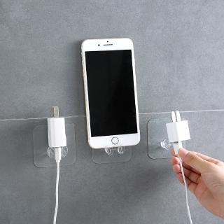 Móc Treo Phích Cắm Điện Dán Tường Trong Suốt