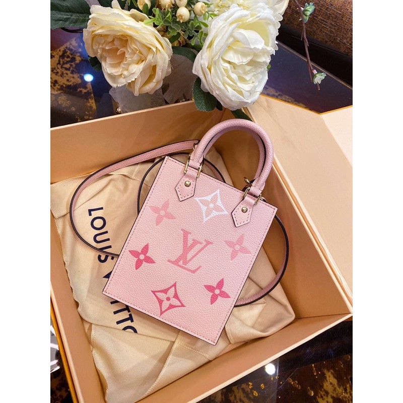 Túi xách đeo chéo mini Louis Vuitton LV Petit Sac Plat da thật cao cấp hàng 1-1 vip