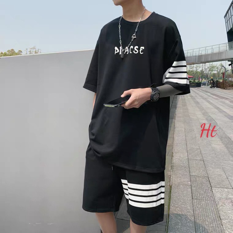 Sét bộ ngố kẻ Sọc Place Áo 5D quần 5D siêuuu nuột