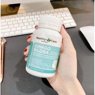 bổ não Healthy Care Ginkgo Biloba 2000 100 viên