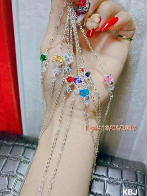 Lắc tay hồ ly bạc