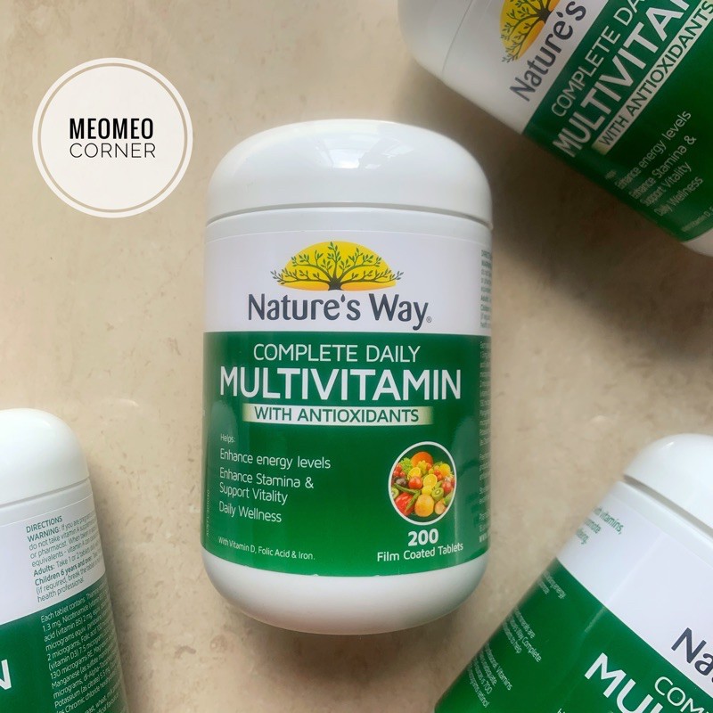 Vitamin Tổng Hợp Tảo Biển Nature’s Way Complete Daily Multivitamin 200 Viên