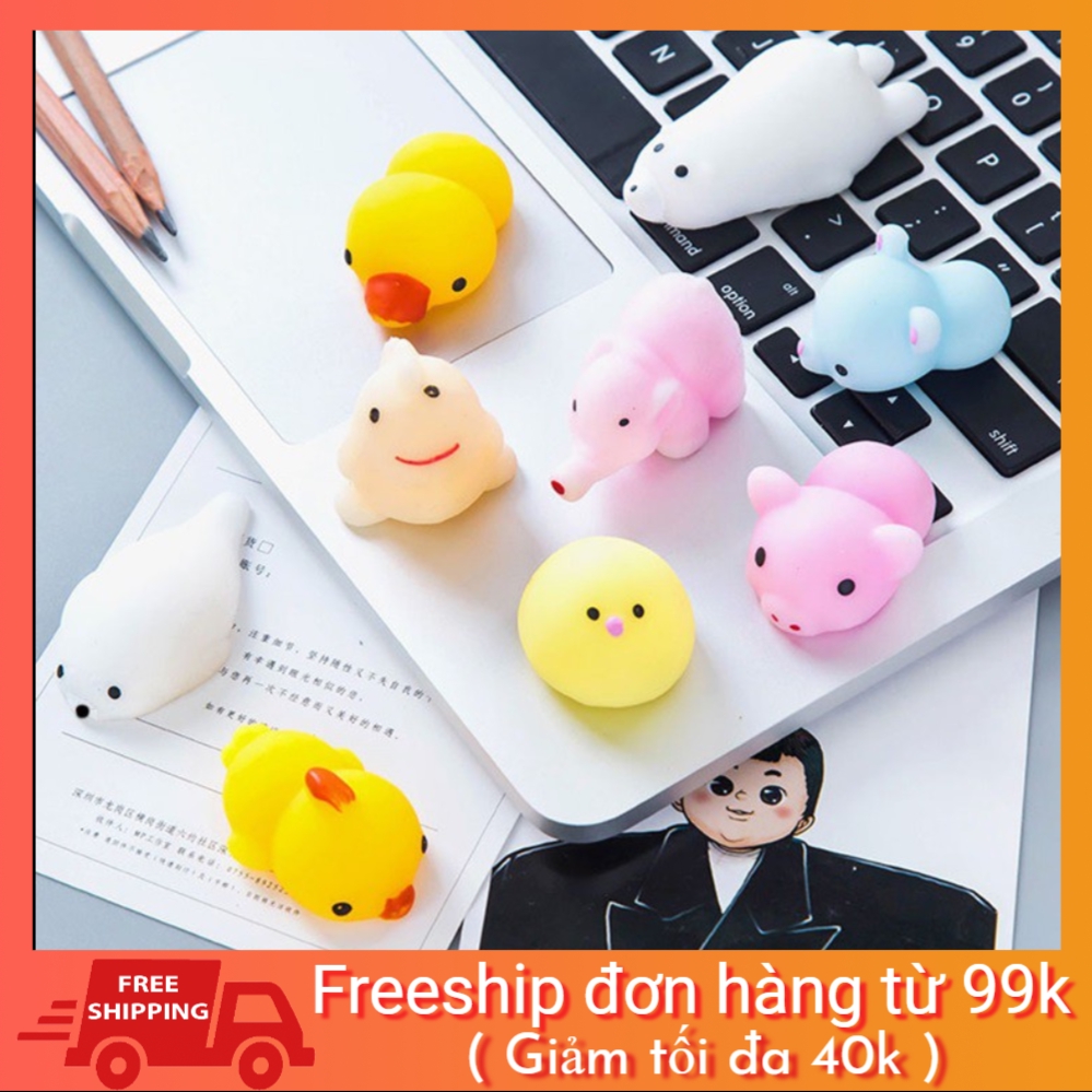 FREESHIP 99K TOÀN QUỐC_Combo 50 Squishy Mochi Hình Thú Cực