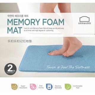 Thảm chùi chân lock&lock memory foam mat512