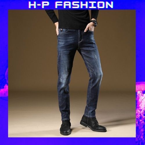 Quần Jean Nam Trơn Màu Đen 🔵 𝐅𝐑𝐄𝐄 𝐒𝐇𝐈𝐏 🔵 Quần Bò Nam Trơn Co Giãn Thời Trang Hpfashion - Qjnhp019 | BigBuy360 - bigbuy360.vn