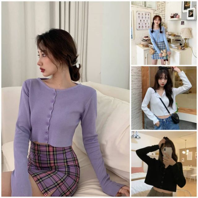 ÁO CROPTOP TAY DÀI YAN