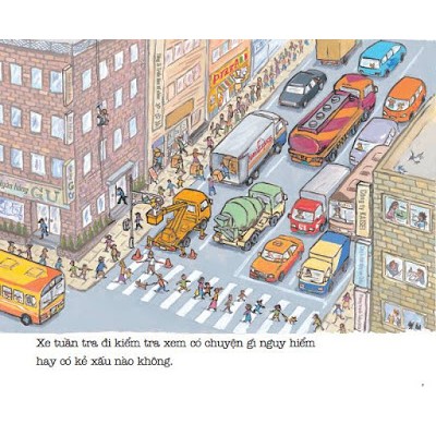 Sách - Ehon các phương tiện giao thông (4 quyển)