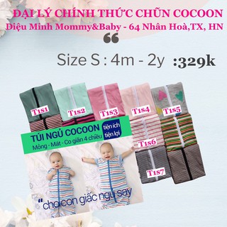 Túi ngủ Chũn Cocoon1 lớp Size S