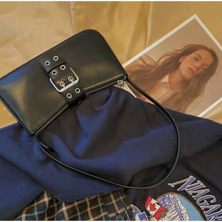 Túi Xách Tay Bằng Da Phong Cách Retro Dành Cho Nữ