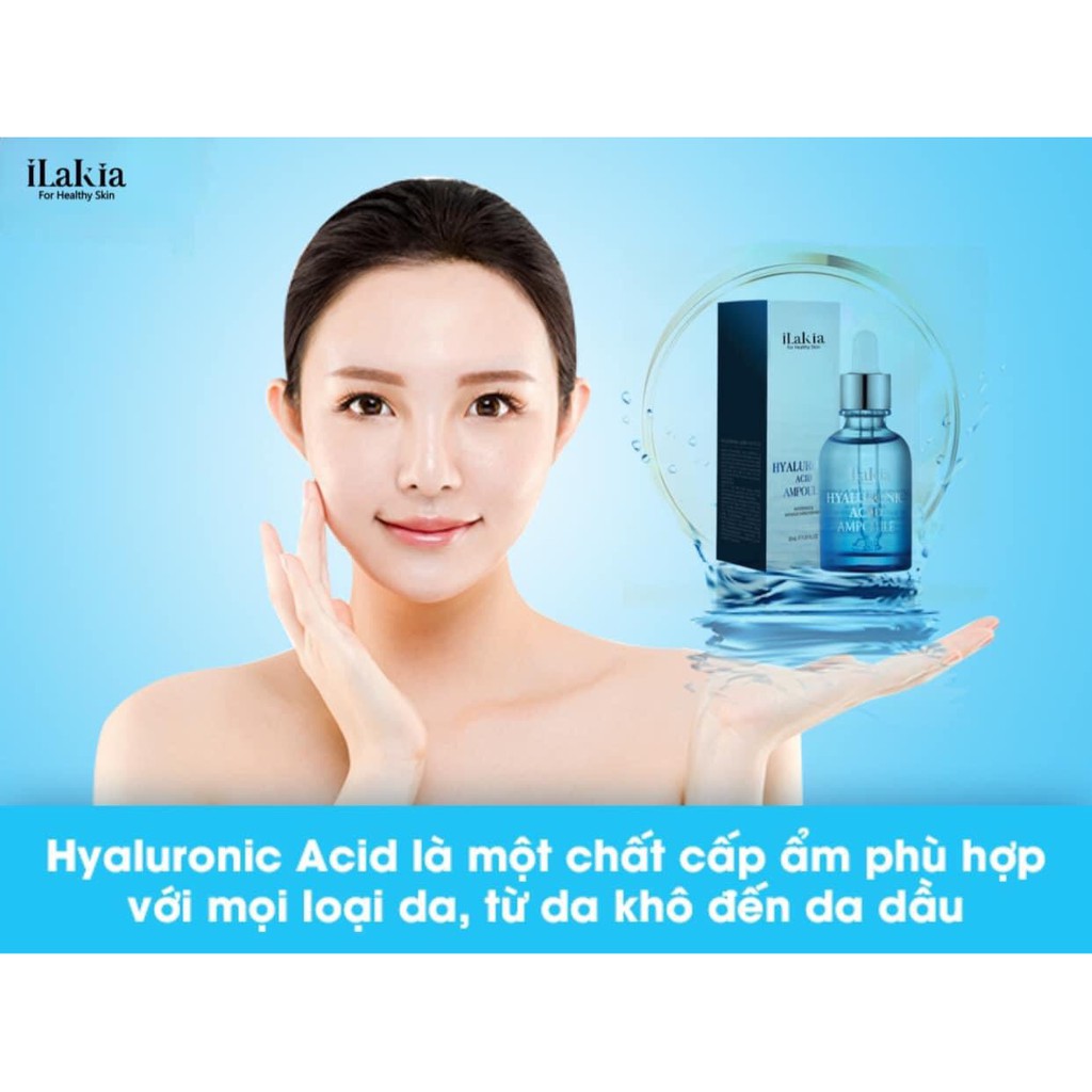 Tinh Chất Serum Dưỡng Ẩm HA  ILAKIA Giúp Căng Bóng Da Phục Hồi, Tái Tạo, Chống Lão Hoá Da - Nhập Hàn | BigBuy360 - bigbuy360.vn