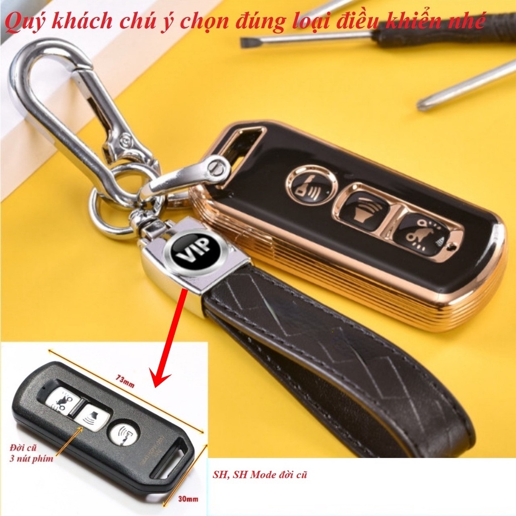 Bao Da Chìa Khóa Thông Minh Cho Xe Hơi Honda Vision SH Mode, Air Blade, Lead, Vario, PCX 150 125