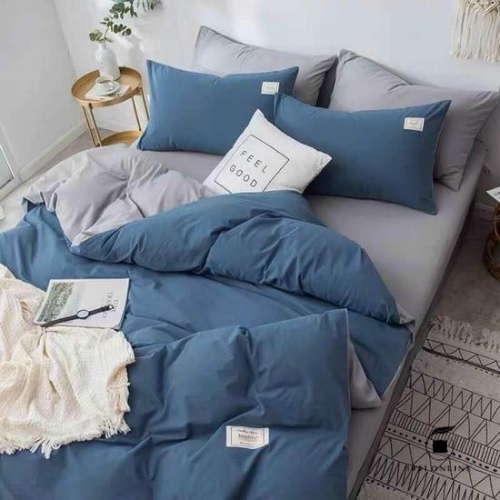 🍃 Chăn Ga Gối [CÓ CHĂN LÓT BÔNG THÔNG MINH] Cotton Basic đơn giản 🍃 | BigBuy360 - bigbuy360.vn