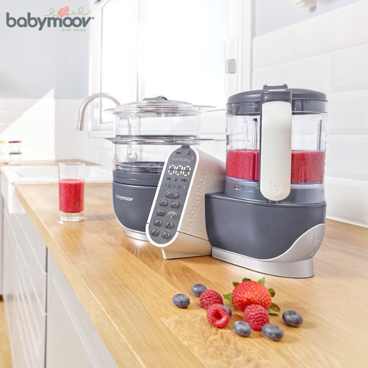 Máy tiệt trùng xay hấp đa năng Babymoov Nutribaby Plus 5in1