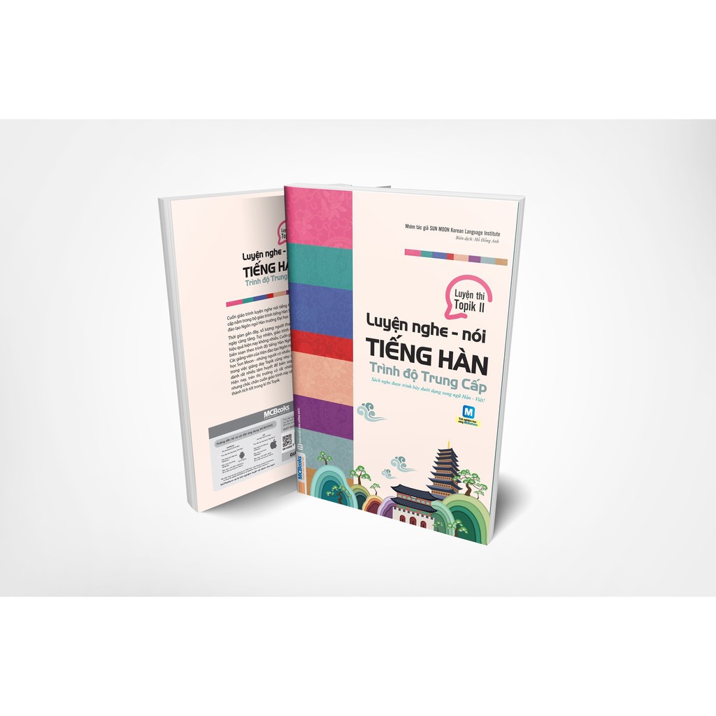 Cuốn sách Luyện Nghe - Nói Tiếng Hàn Trình Độ Trung Cấp Tặng Kèm Audio