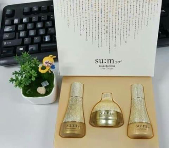 Set mini sum 37 losec Summa.Dong mỹ phẩm lên men dưỡng trắng da của Sum.