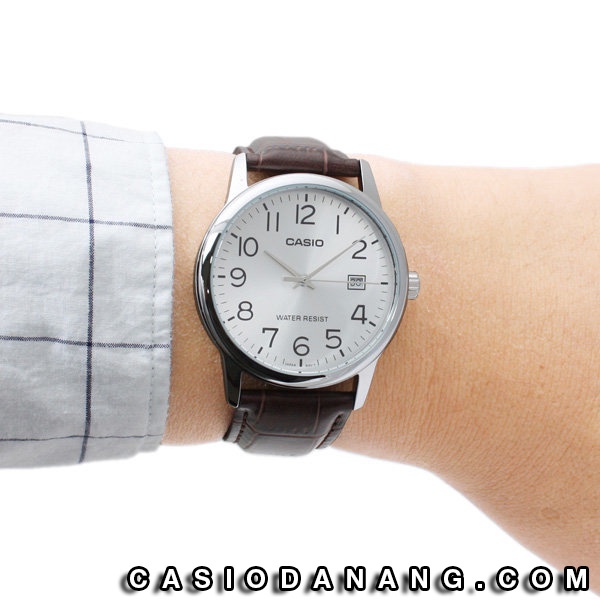 Đồng hồ nam dây da Casio Standard chính hãng Anh Khuê MTP-V002L-7B2UDF (37mm)