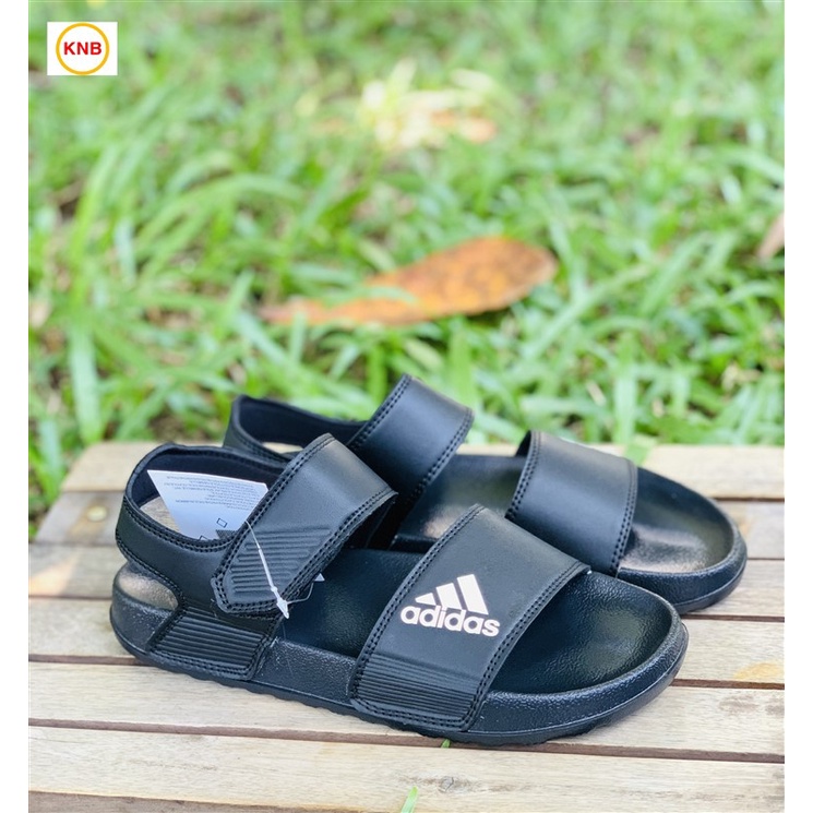 Giày Sandal -FREESHIP- Dép Sandal nam nữ , Quai hậu bền đẹp đế bằng siêu nhẹ, DAS màu đen