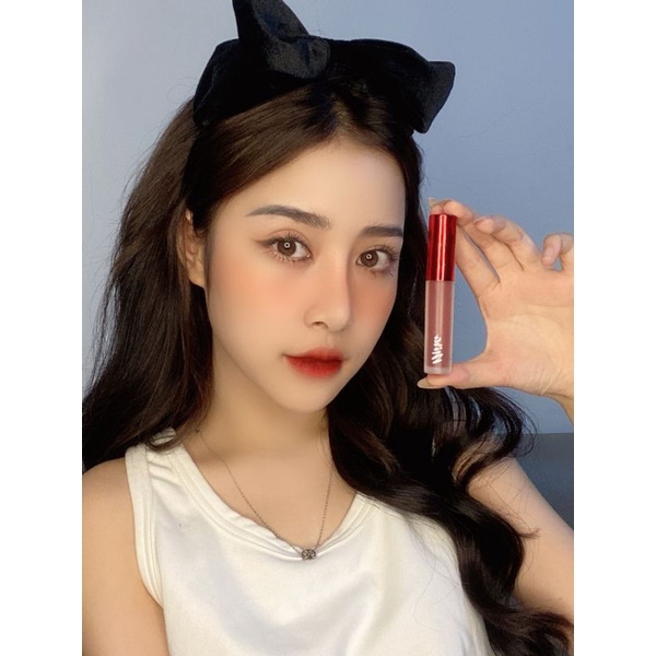 Màu R03 - Son kem phủ nhung lì Mira Red Velvet Lipstick