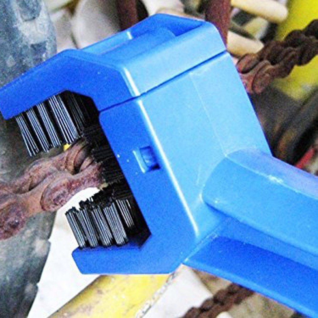 Bộ bàn chải dùng để vệ sinh nhông xích xe môtô, xe đạp