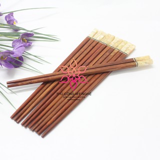 ĐŨA GỖ HƯƠNG MỘC - KHẢM TRAI BẠC VUÔNG