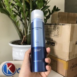 Xịt chống nắng Wellderma Gplus Cooling Sun Spray SPF 50 PA++