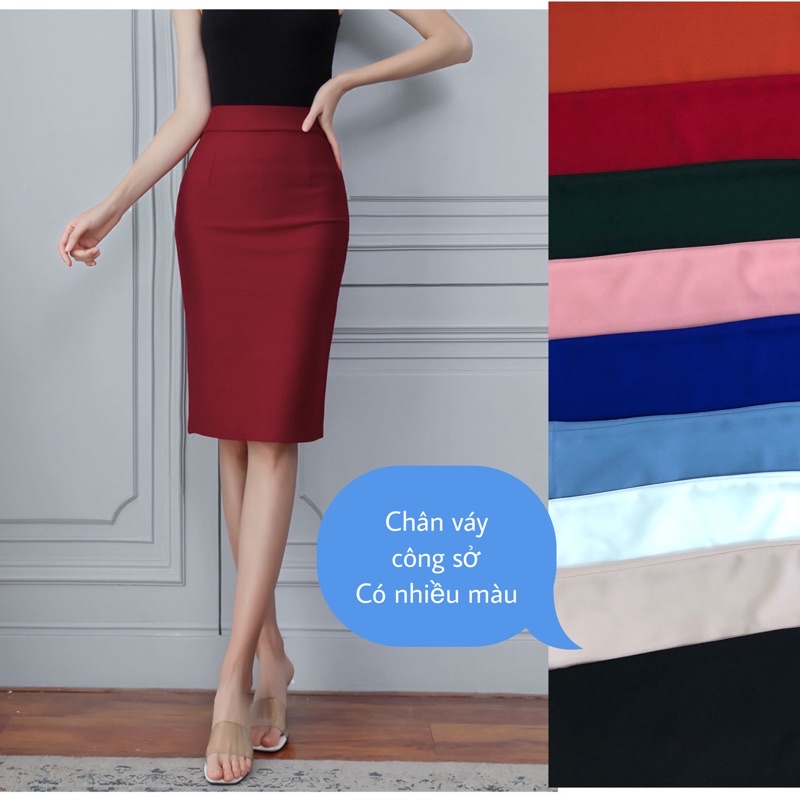 🌸 Chân váy bút chì sẻ sau dáng dài/chân váy đẹp/ chân váy công sở/ chân váy dài HOT 2021 | BigBuy360 - bigbuy360.vn